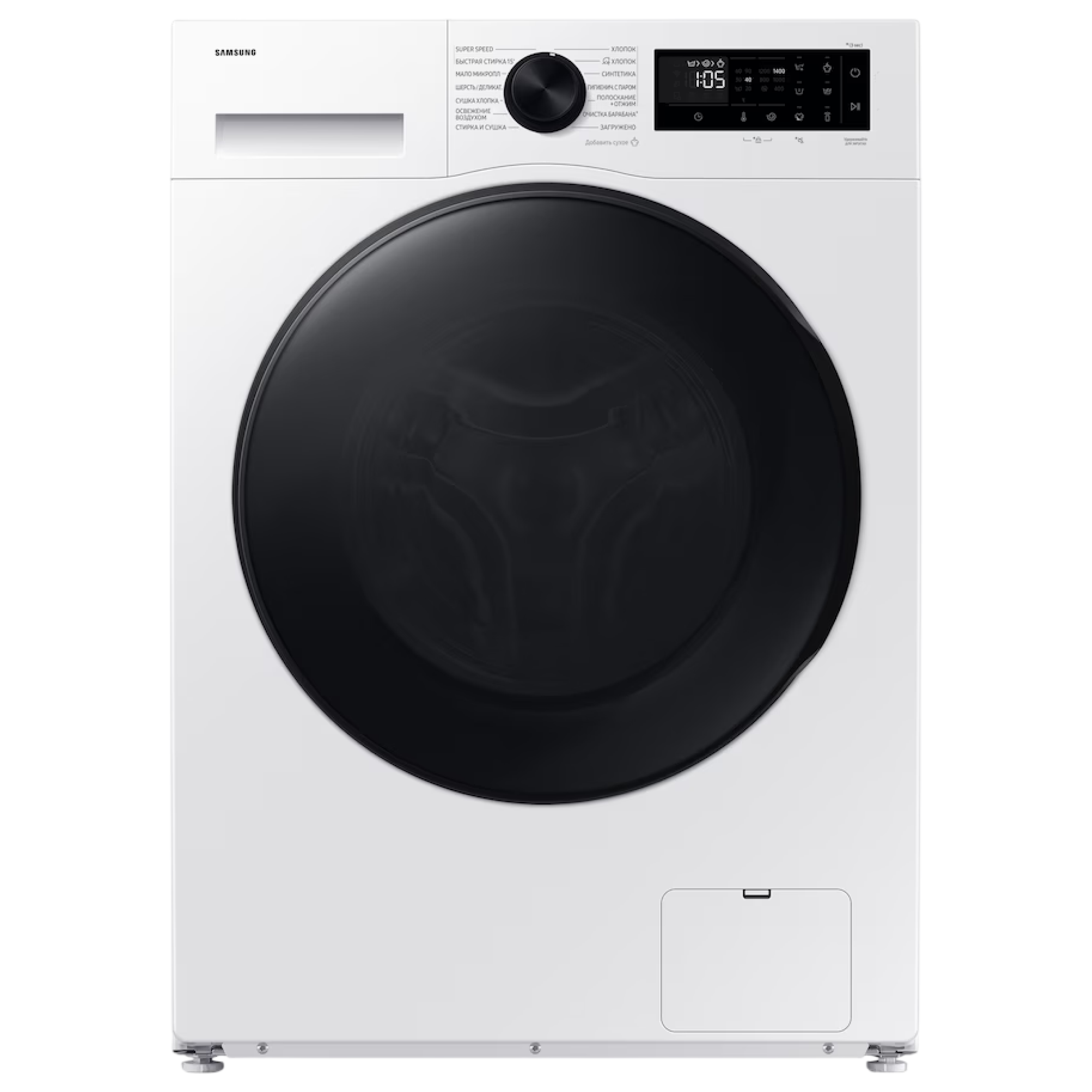 Стирально-сушильная машина с большой загрузкой 9+5 кг | WD90DG5G34BELD