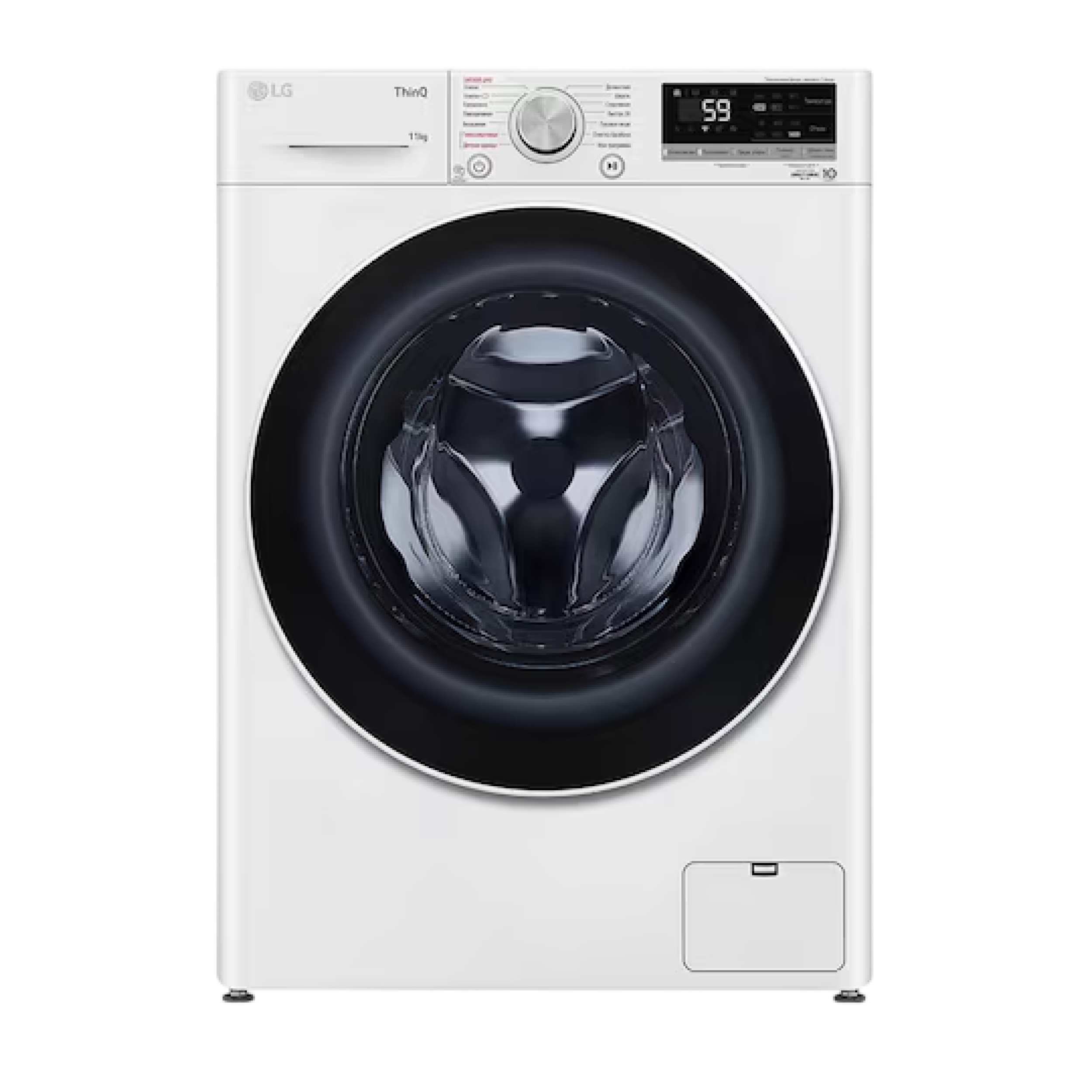Стиральная машина LG TW4V5ES0W  11 кг - AI DD™ | Steam™ | ThinQ™