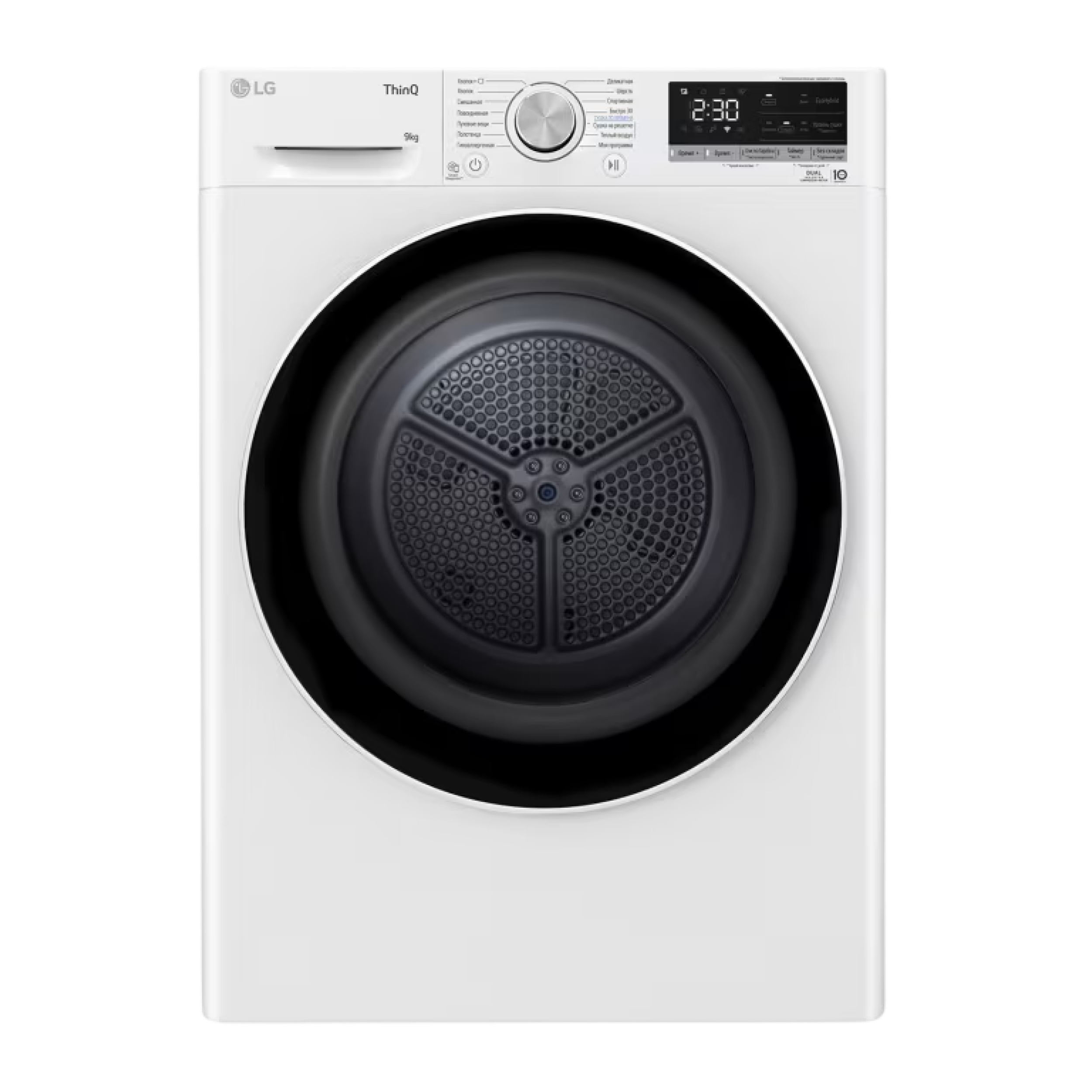 Сушильная машина LG DC90V5V0W | Тепловой насос | 9 кг