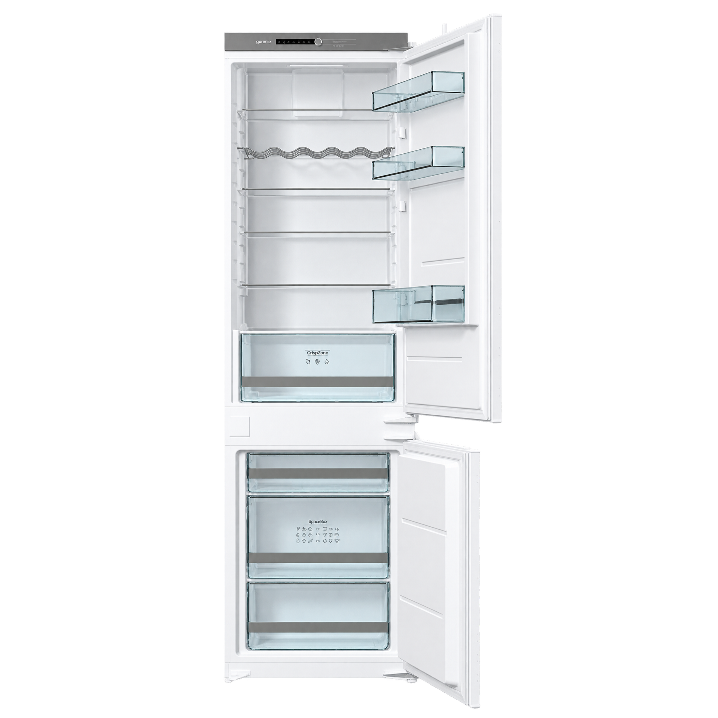 Встраиваемый двухкамерный холодильник Gorenje NRKI418FA0