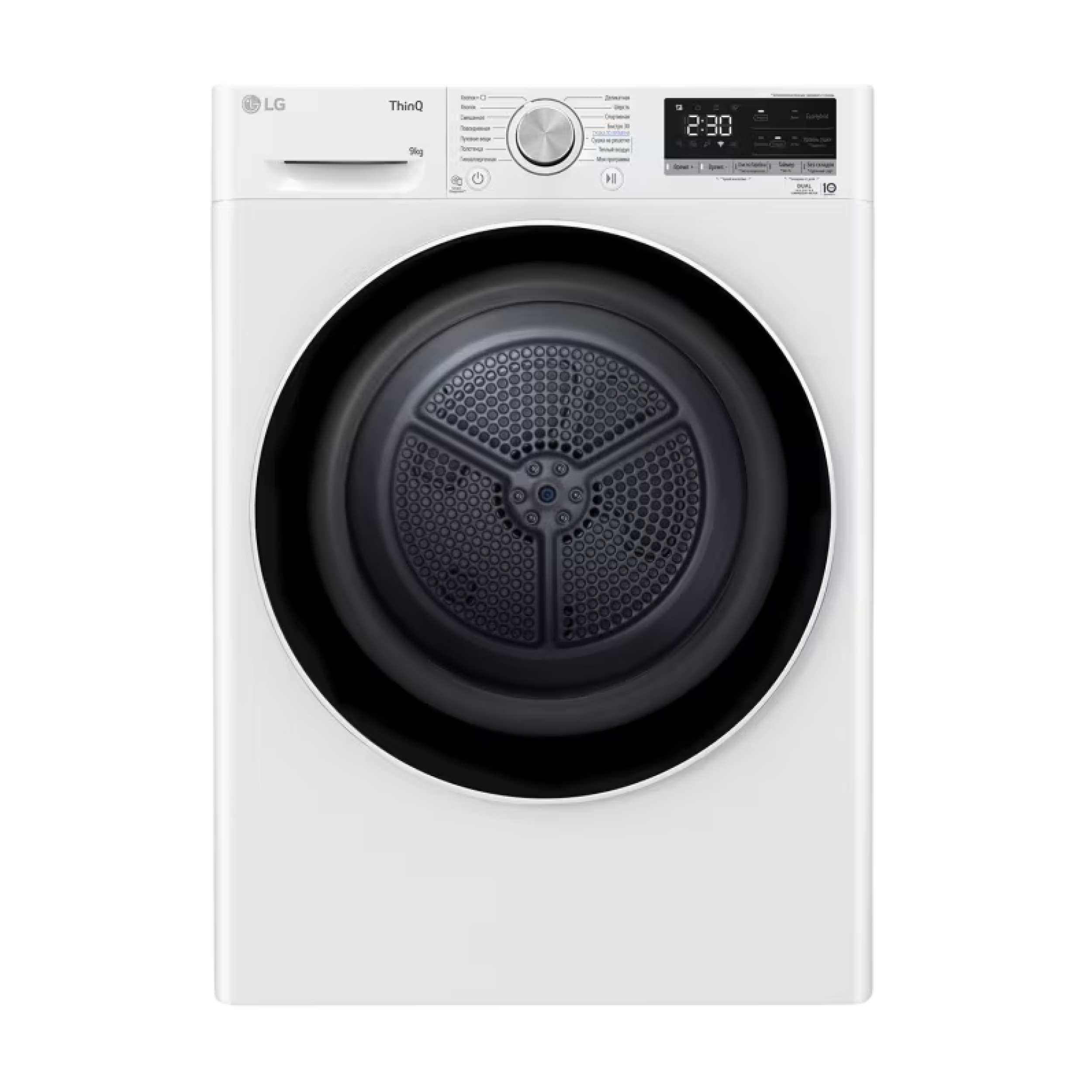 Сушильная машина LG DC90V5V0W | Тепловой насос | 9 кг