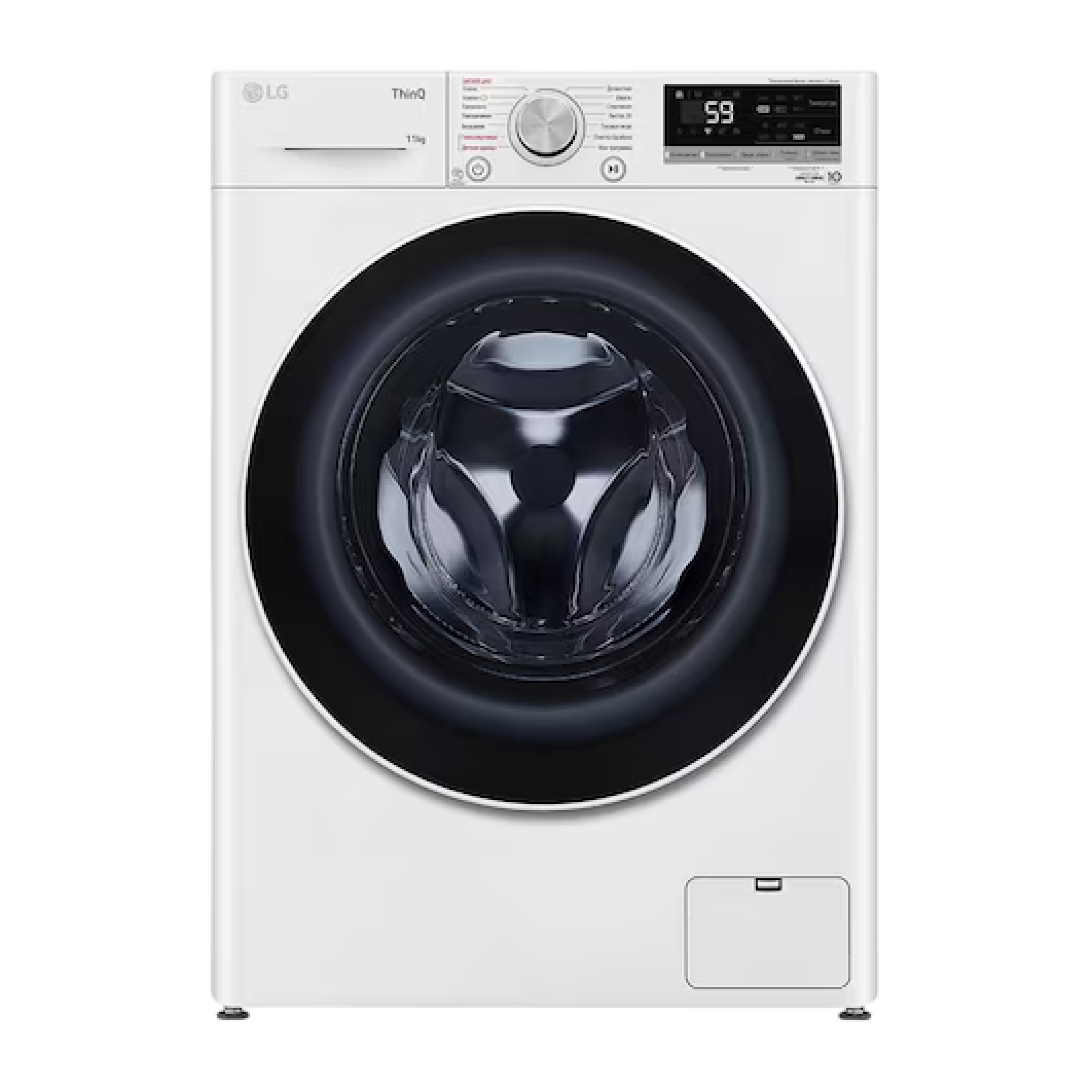 Стиральная машина LG TW4V5ES0W  11 кг - AI DD™ | Steam™ | ThinQ™