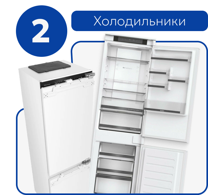 Встраимваемые холодильники