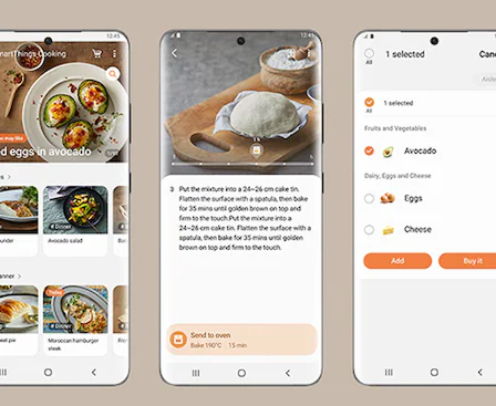 Приложение SmartThings Cooking