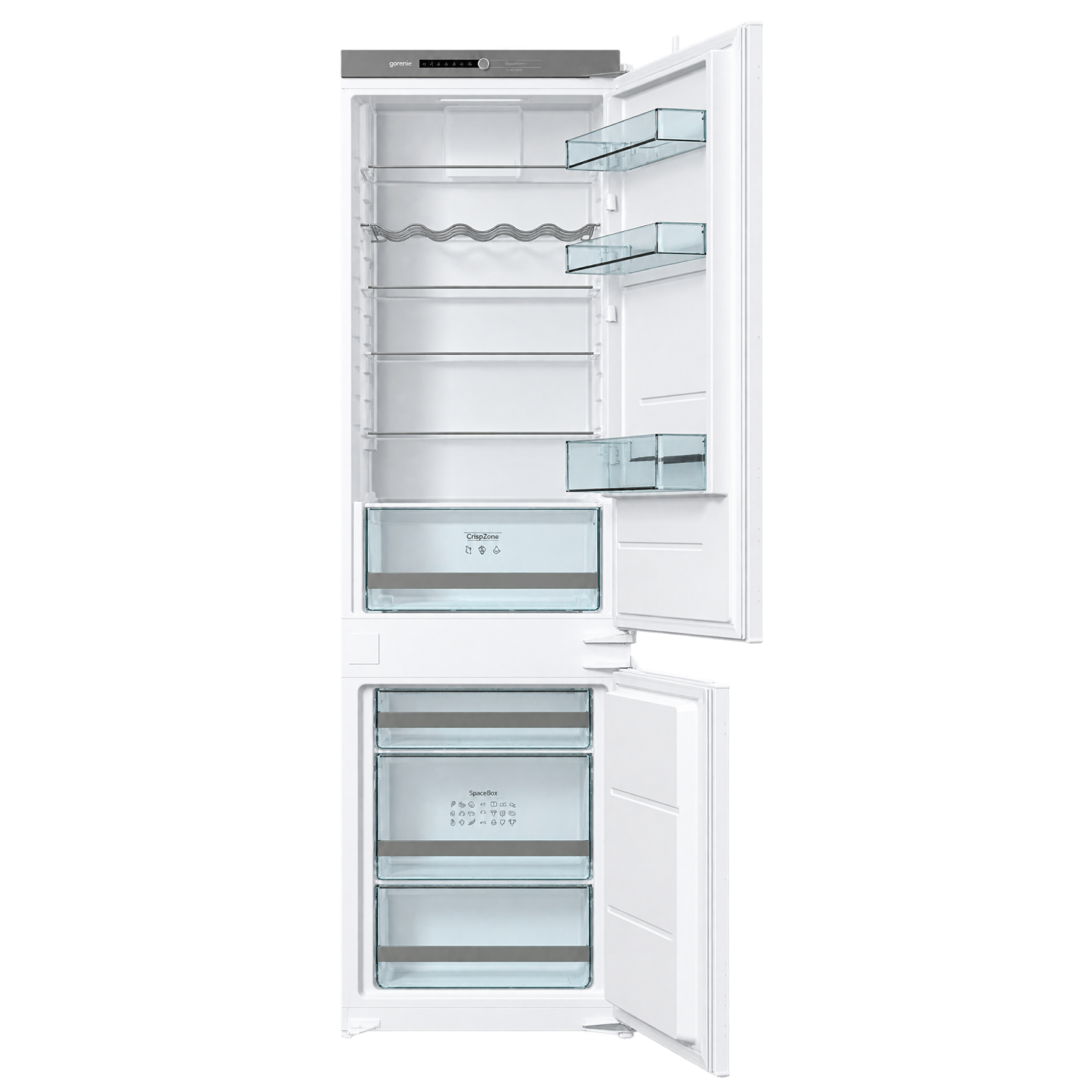 Встраиваемый двухкамерный холодильник Gorenje NRKI418FA0